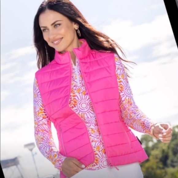 IBKUL Sunny Day Pink Orange Anthropomorphic Sun Face Golf Tennis PickleBall Top - Picture 3 of 4